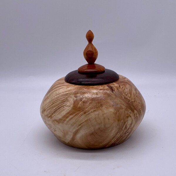 Wood Urn Burl Wood - Etsy