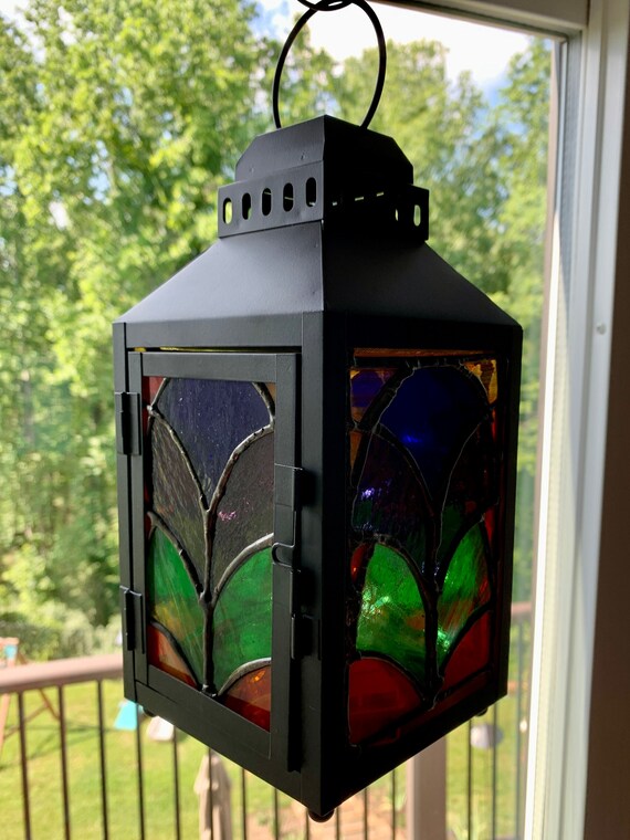 Stained glass lantern deals