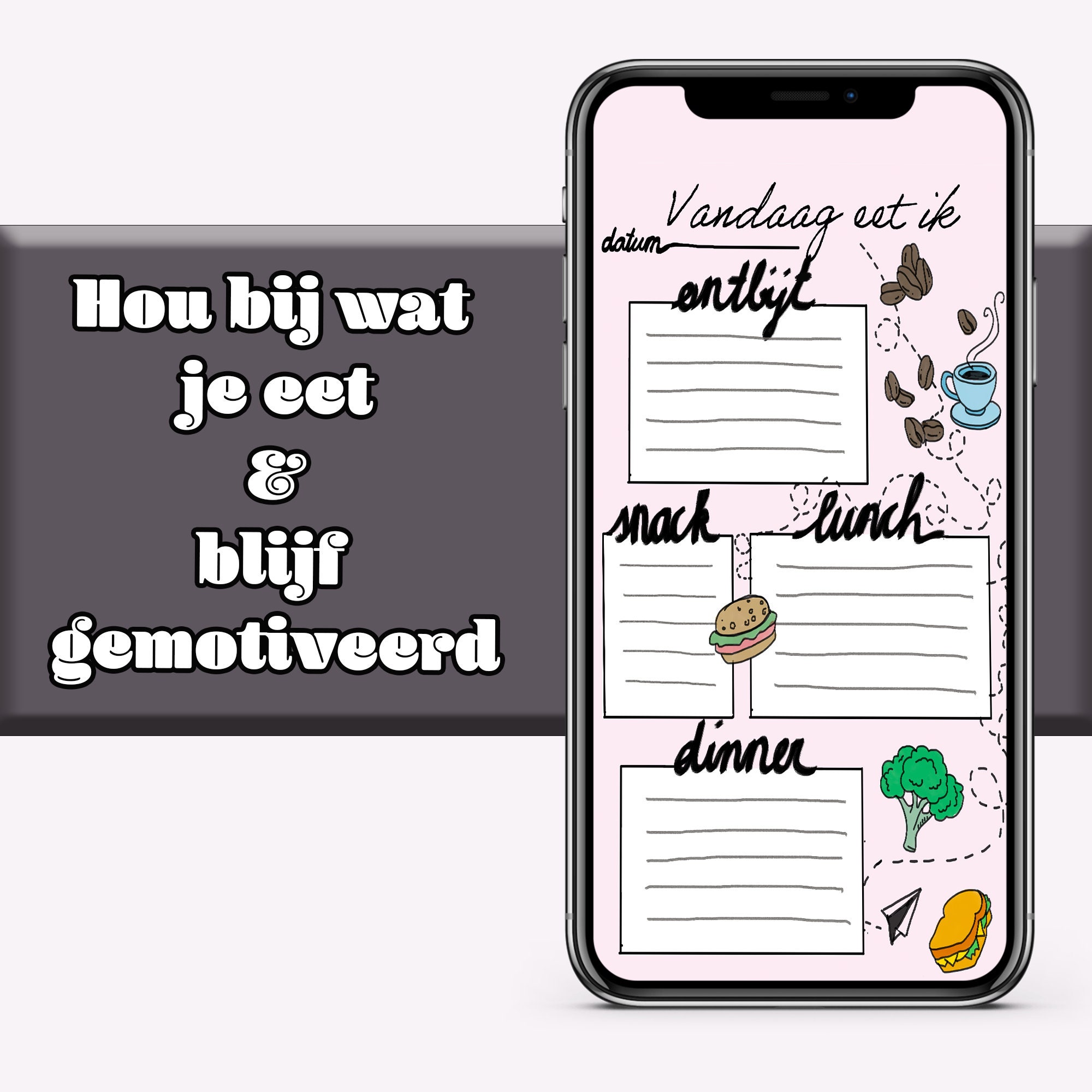 PRINTABLE Weight Loss Tracker Planner Nederlands Hou je Etsy Nederland