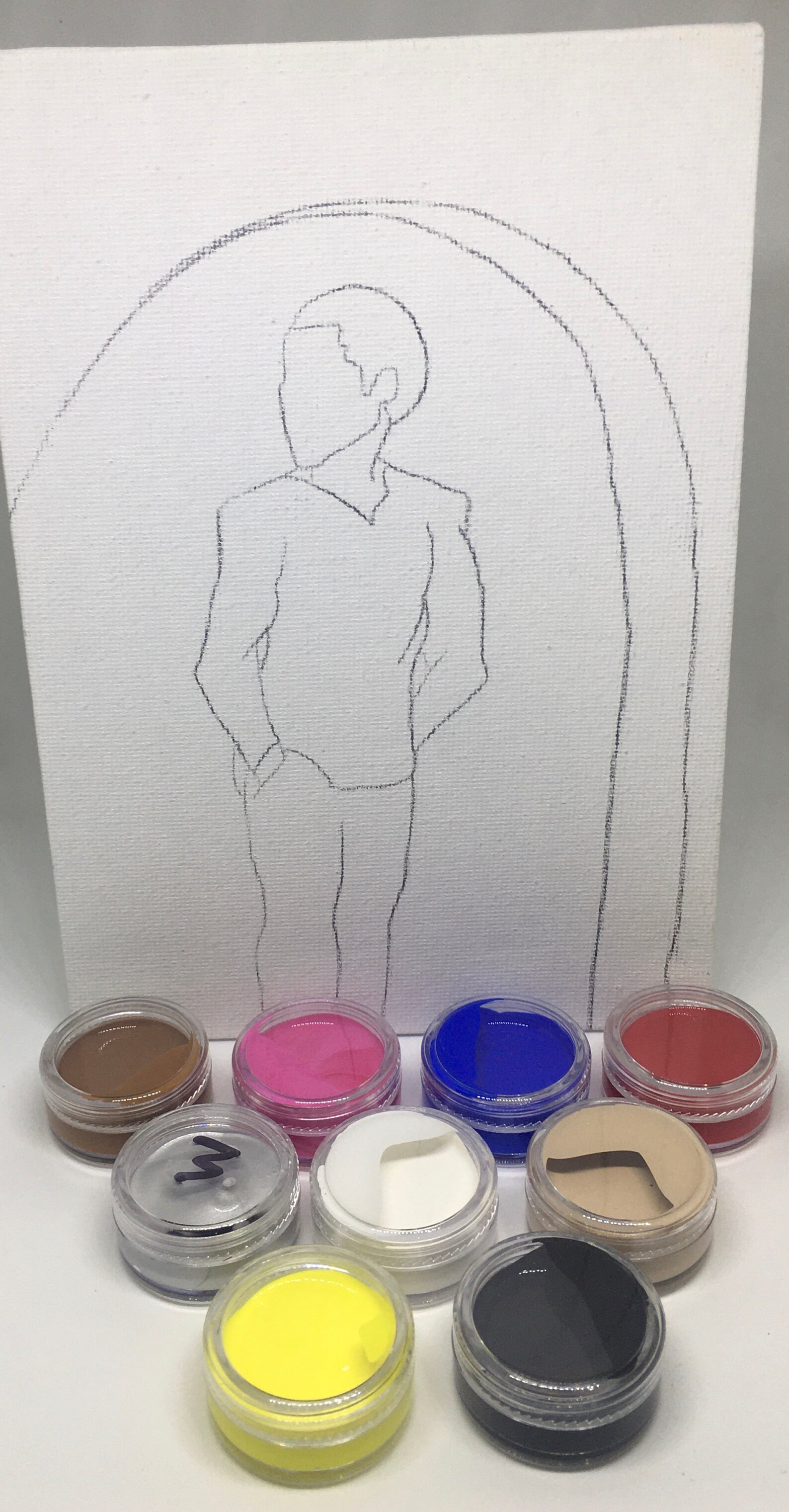 Paint & Sip/ Pre Drawn/ DIY Paint Party/canvas/painting/adult Etsy