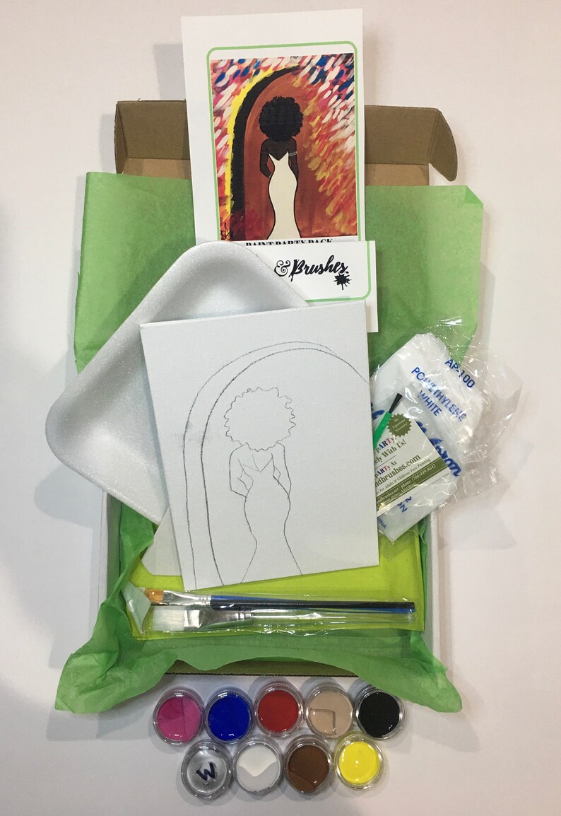 Paint & Sip/ Pre Drawn/ DIY Paint Party/canvas/painting/adult Etsy