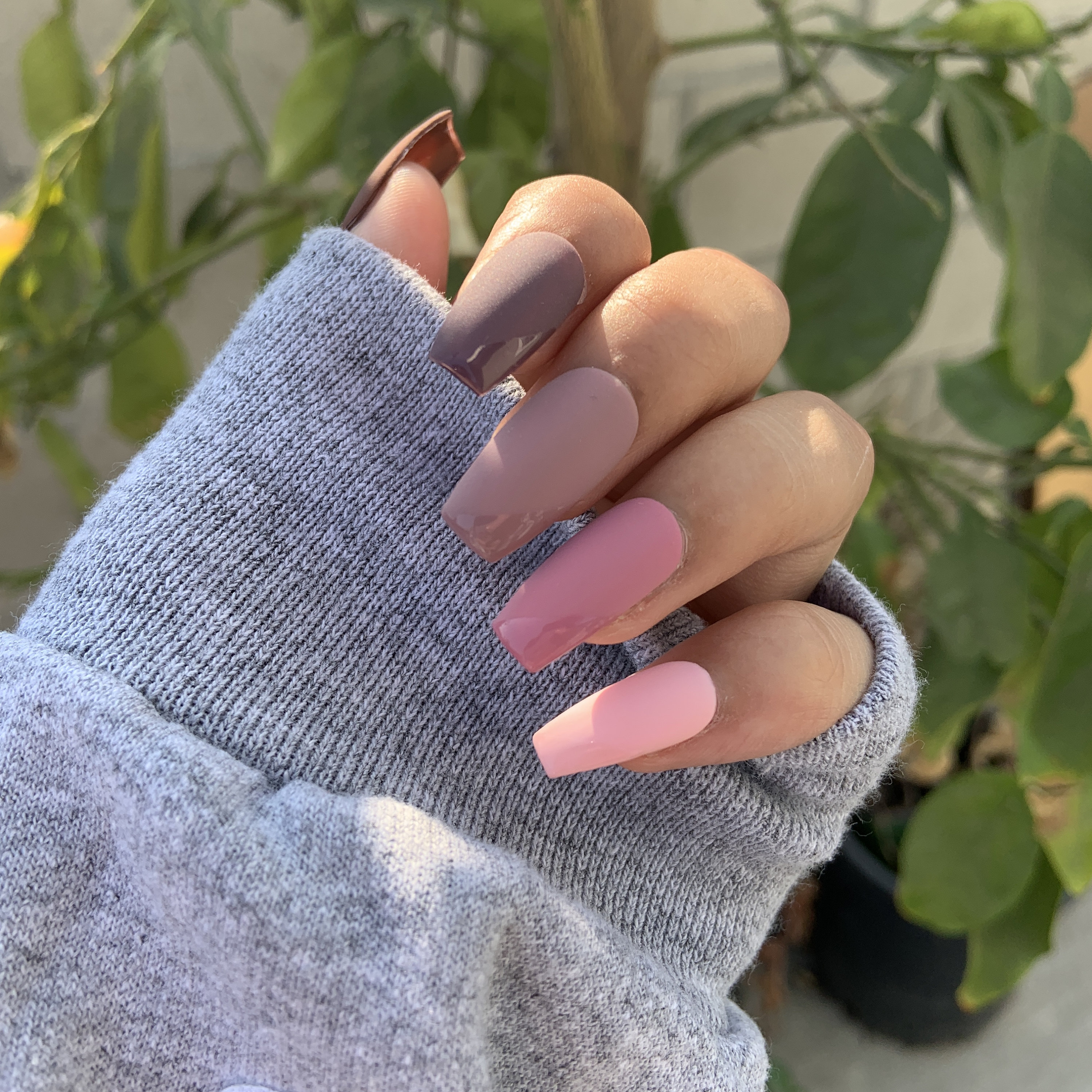 Fall In Love Set Fall Nails Fall Colors Half Matte Half Etsy Ireland