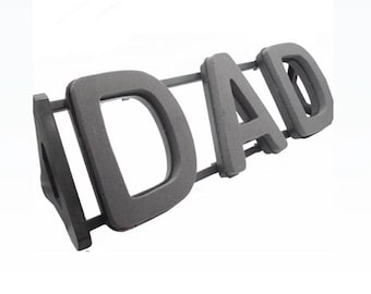 Marco conmemorativo para la tumba de papá - espuma seca para flores artificiales - sobre un marco de pie