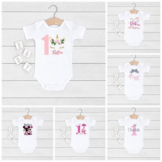 1st birthday vest girl