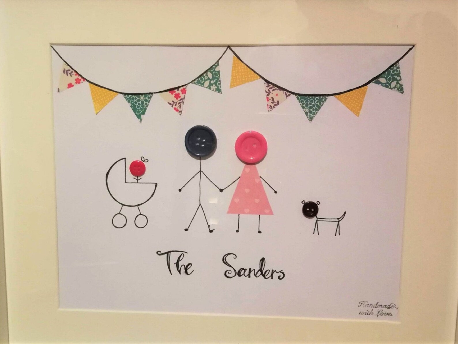 Button Family Picture Etsy UK