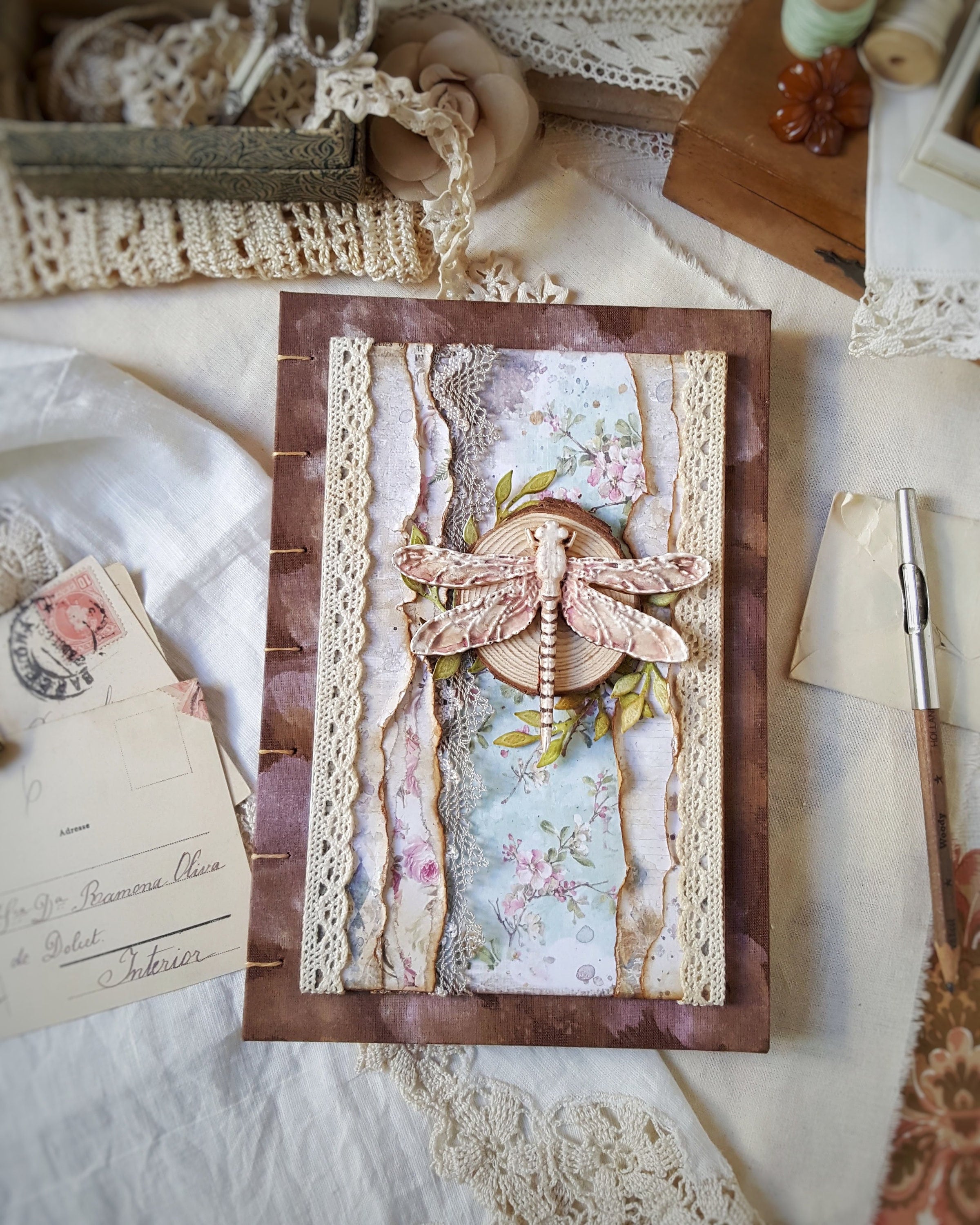 Shabby Chic Junk Journal - Etsy