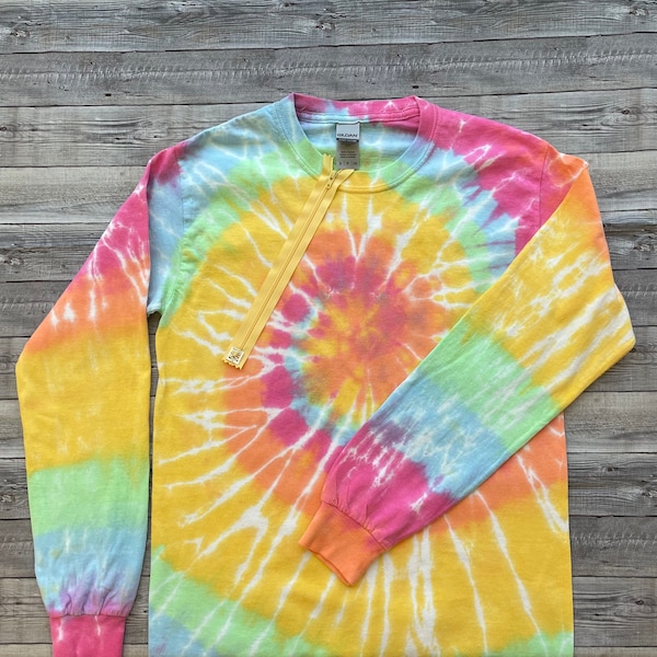 mens long sleeve tie dye shirts