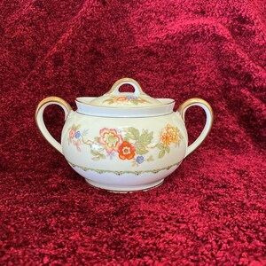 Noritake Pastura Covered Sugar Bowl