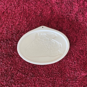 Grandpa Bunny and Herbie in the Garden Easter Longaberger Cookie Mold