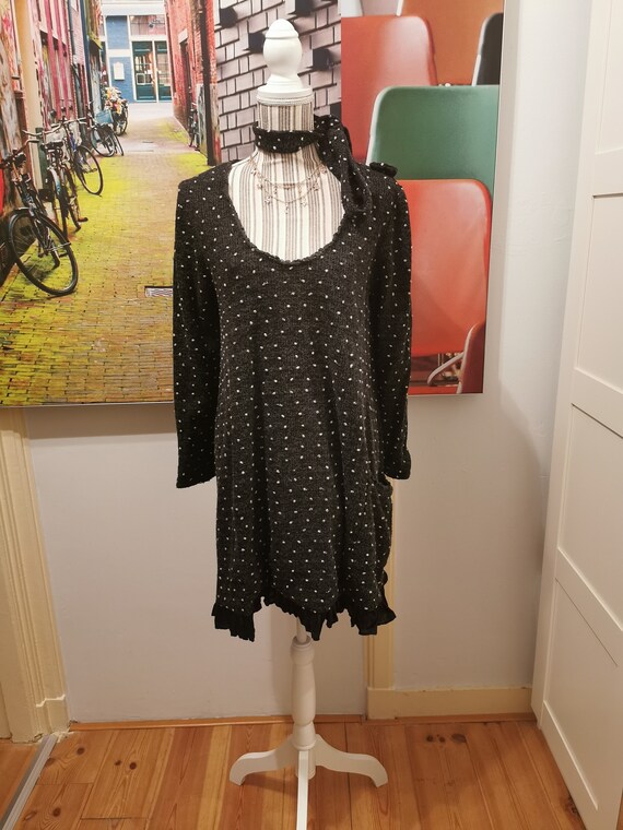 Robe Noire Shabby Chic Romantique Les Ours XL Etsy Canada