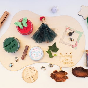 Magical Forest Fairy  Play Kit with Natural Playdough