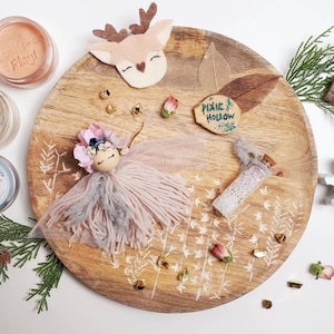 Pixie Hollow Sensory Play Kit with Natural Playdough and Loose Parts
