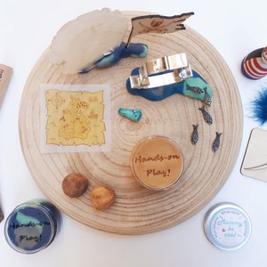 Pirate Play Kit met Natuurlijke Playdough