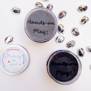 Black Night and Grey Pebble Sensory Playdough