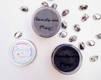 Black Night and Grey Pebble Sensory Playdough