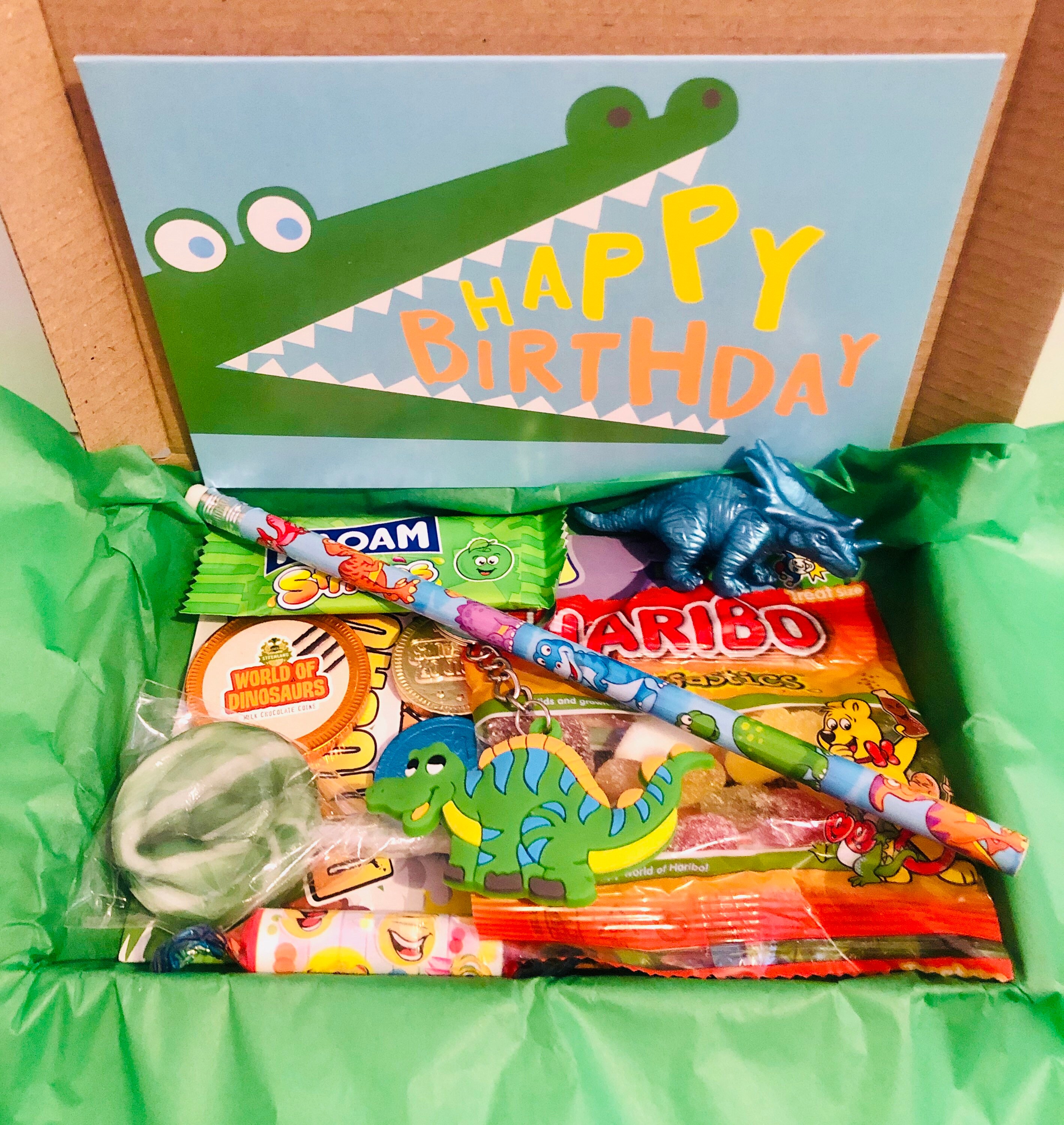 DINOSAUR BOYS Gift Box Birthday Boys treats Dinosaurs Etsy