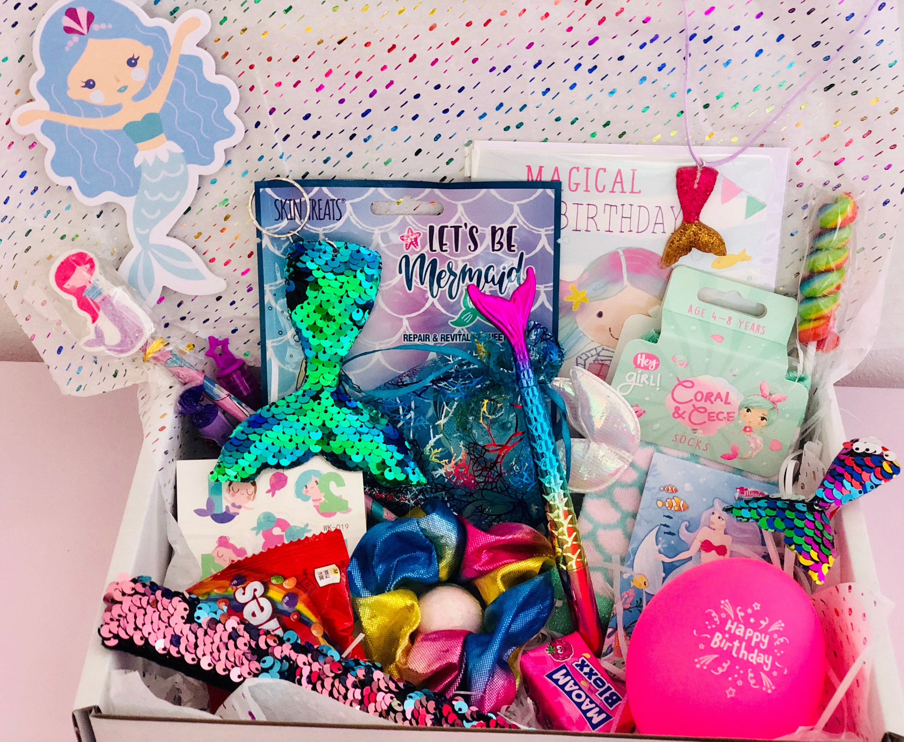 MERMAID Gift Box Gift for Girls Girls Birthdaymermaids Gift for