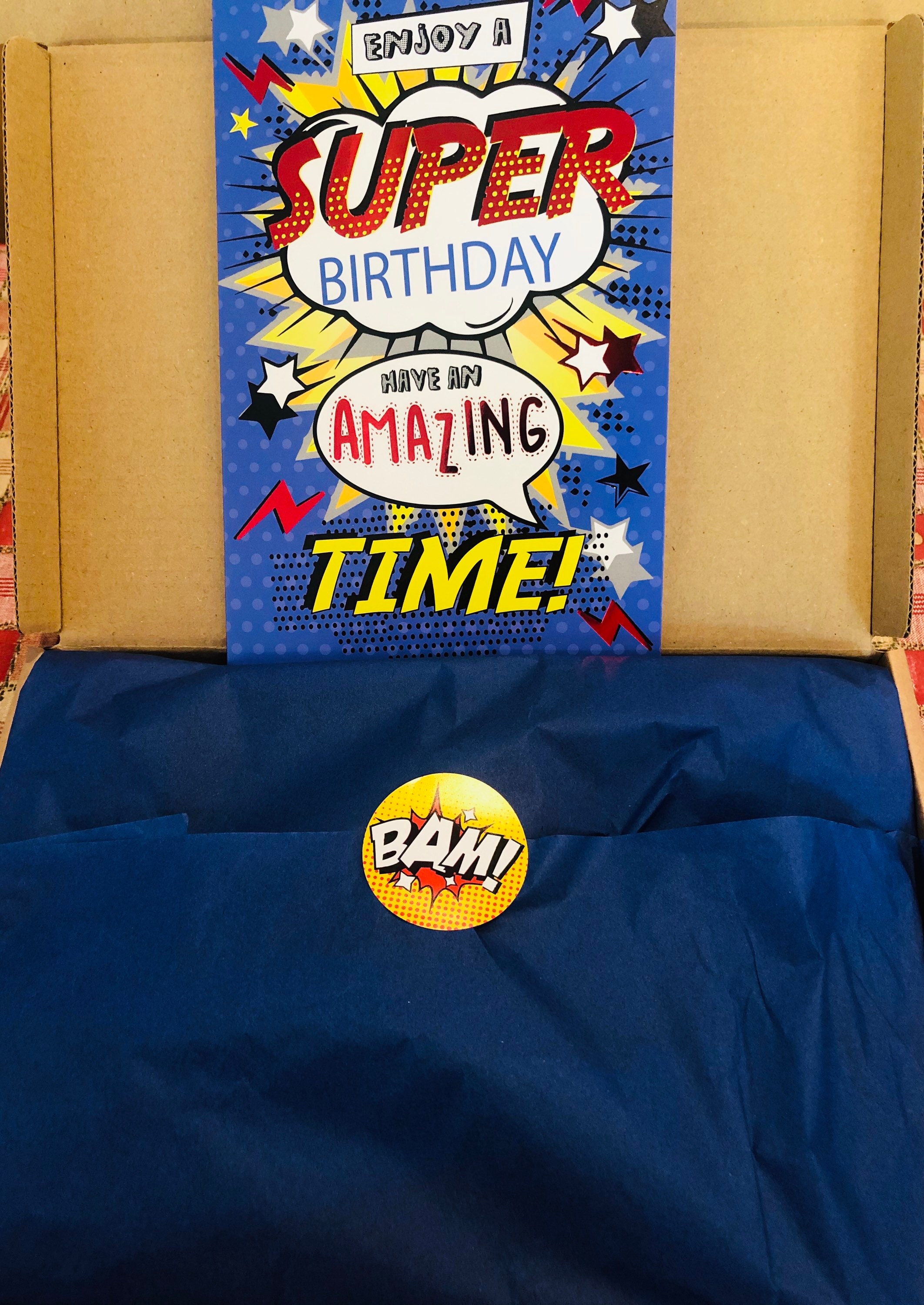 SUPER HEROES BOYS Gift Box Birthday Gift Gifts for Son Etsy UK