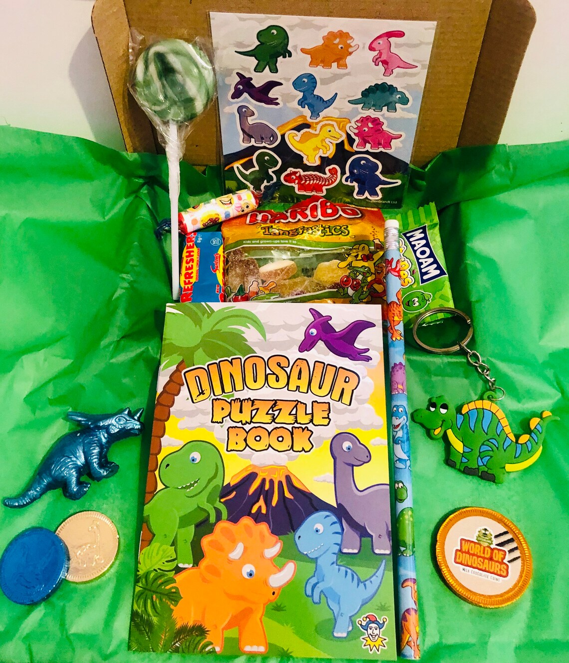 DINOSAUR BOYS Gift Box Birthday Boys treats Dinosaurs Etsy