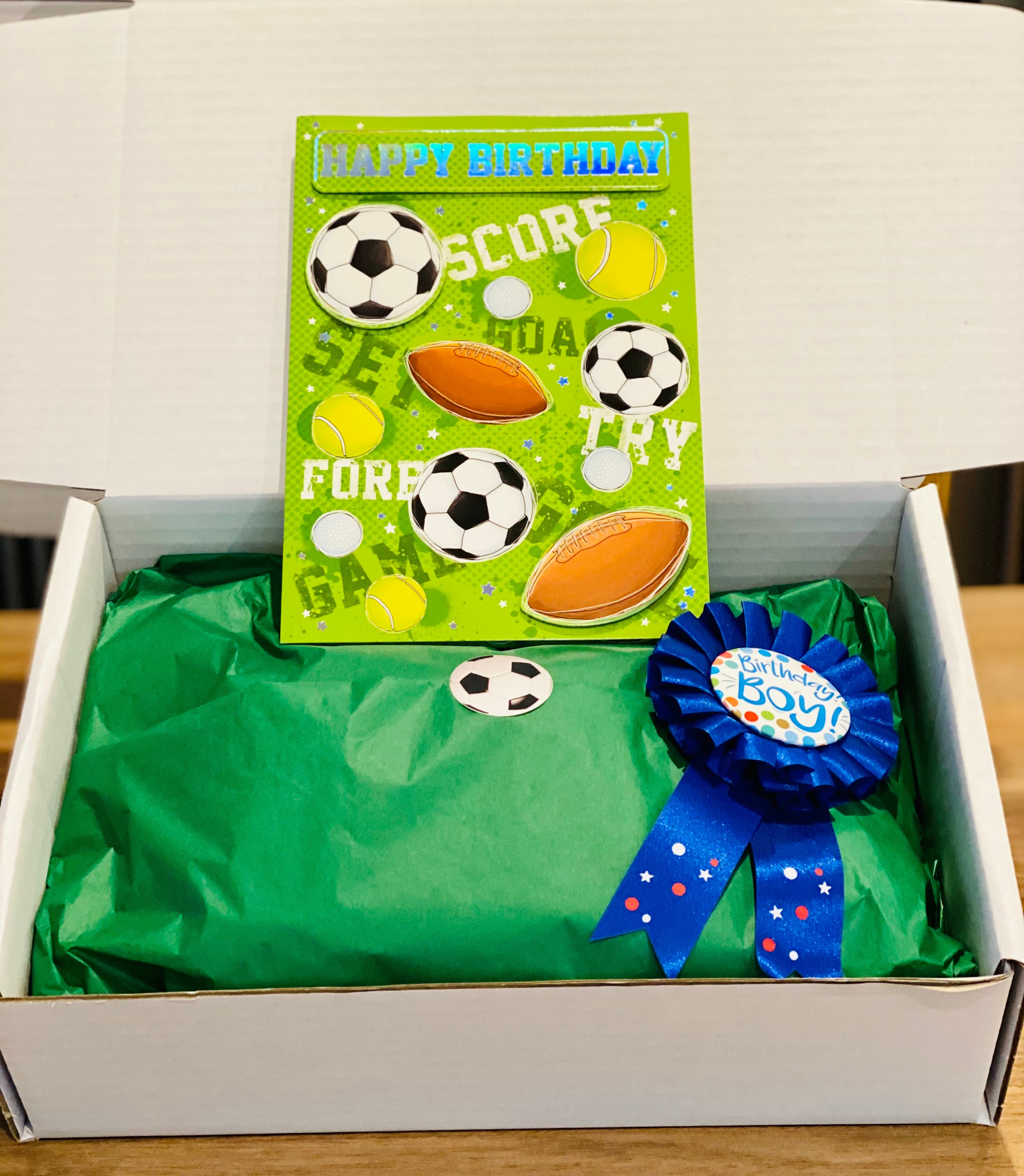 FOOTBALL Gift Box Boys Birthday Present Gift for Boys Etsy UK