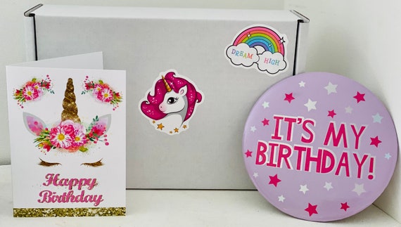 LINAYE Unicorn Gifts for Girls Age 6-8, Unicorn Gifts Box for Girls Age 4 5  6 7 8 9 10 Years Old, Christmas Birthday Gifts for Girls Kids Age 4-6