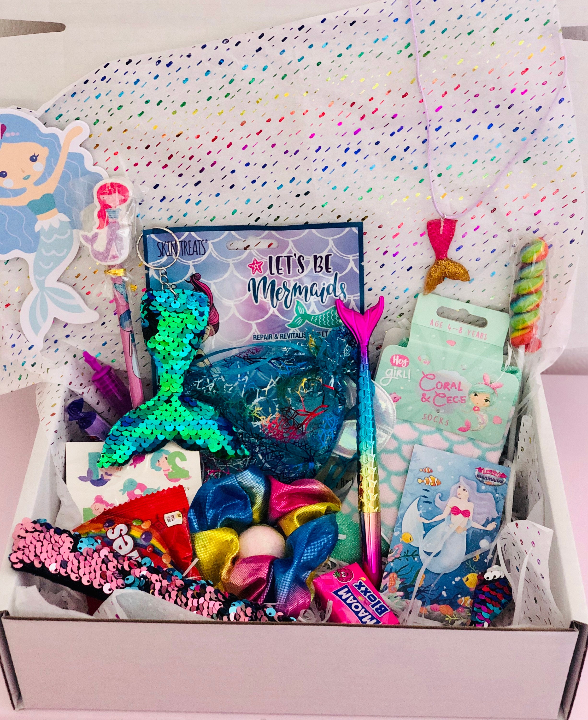 MERMAID Gift Box Gift for Girls Girls Birthdaymermaids Gift for Daughter Mermaid  Present Happy Birthday Christmas Gifts Xmas 