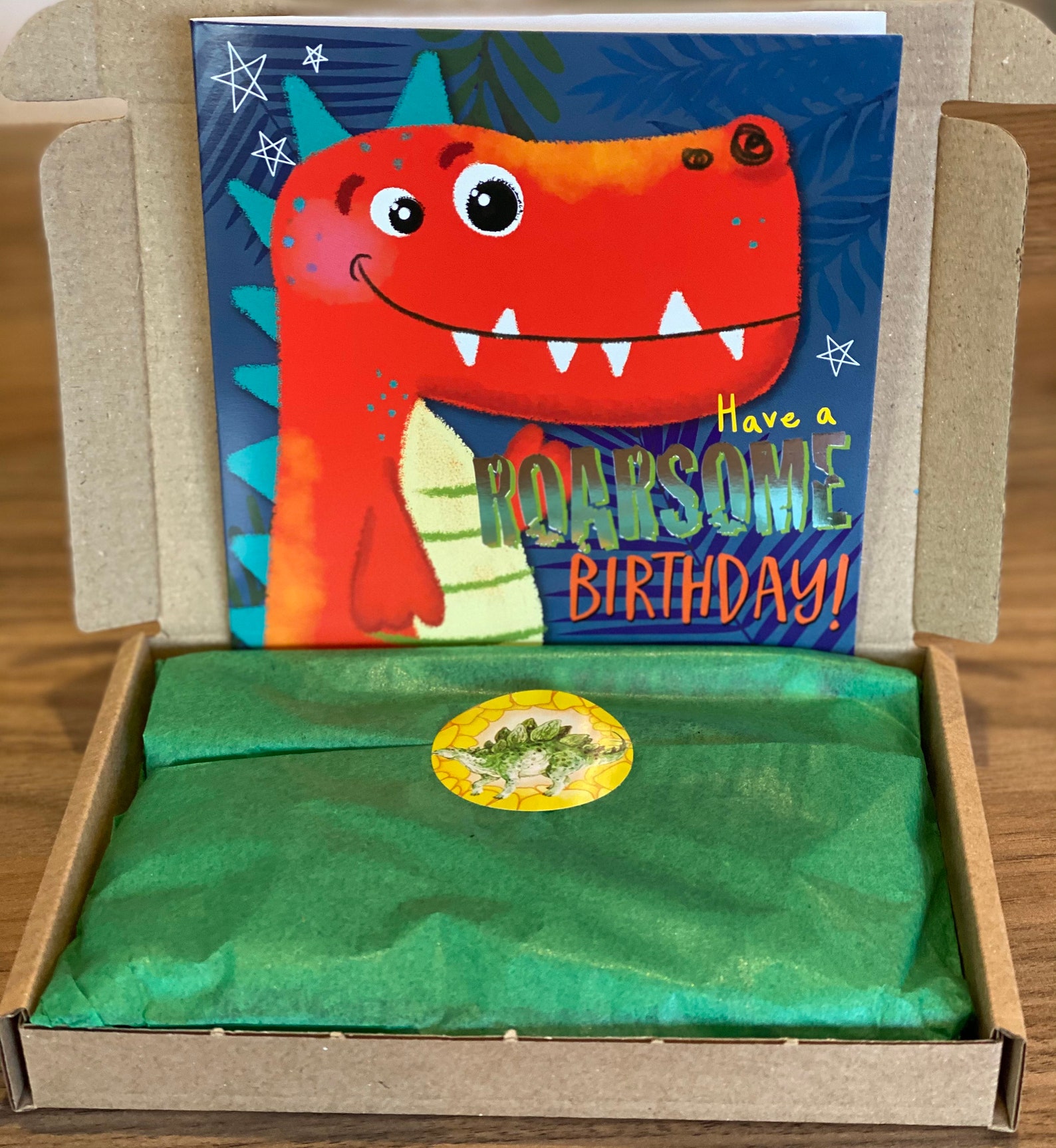 DINOSAUR BOYS Gift Box Birthday Boys Treats Dinosaurs Etsy UK