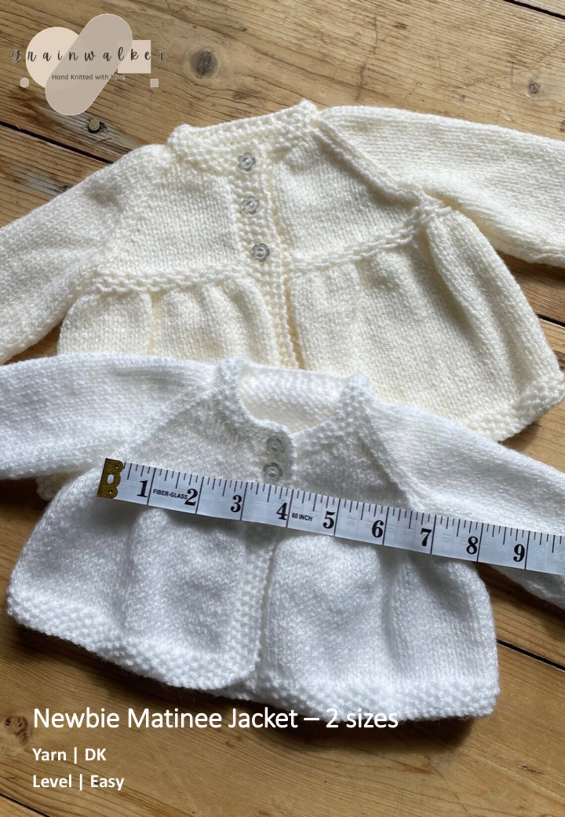 Easy to knit Matinee Jacket Newborn & Second Size Digital Etsy