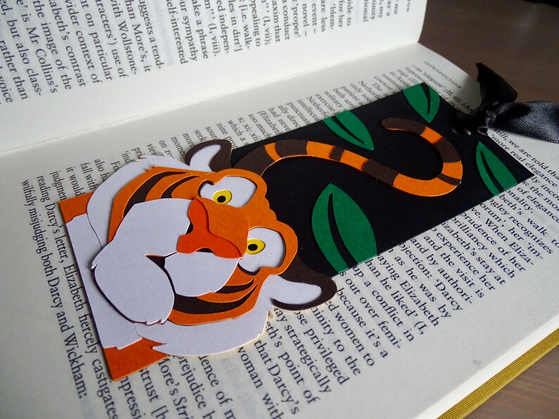 Disney's Aladdin Raja 3D Card Bookmark - Etsy