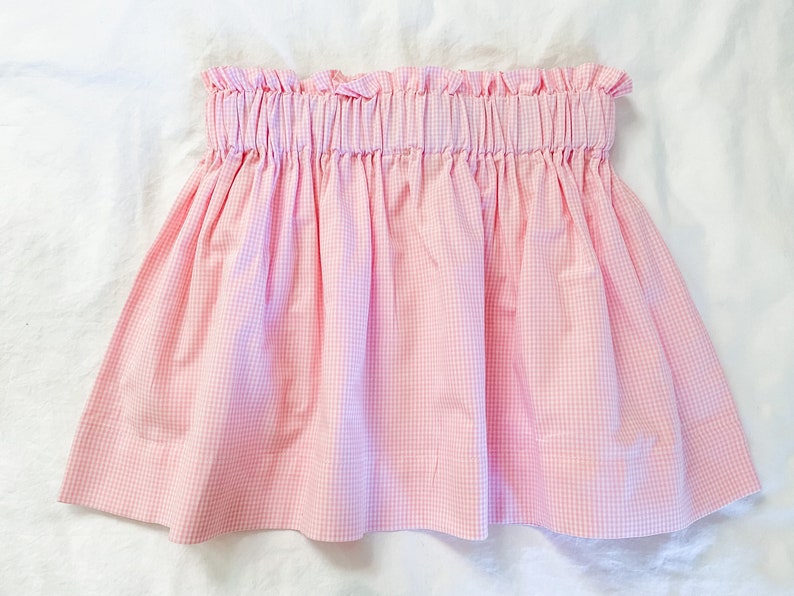 Girls Gingham Skirt Available in Knee Length or Vintage Etsy