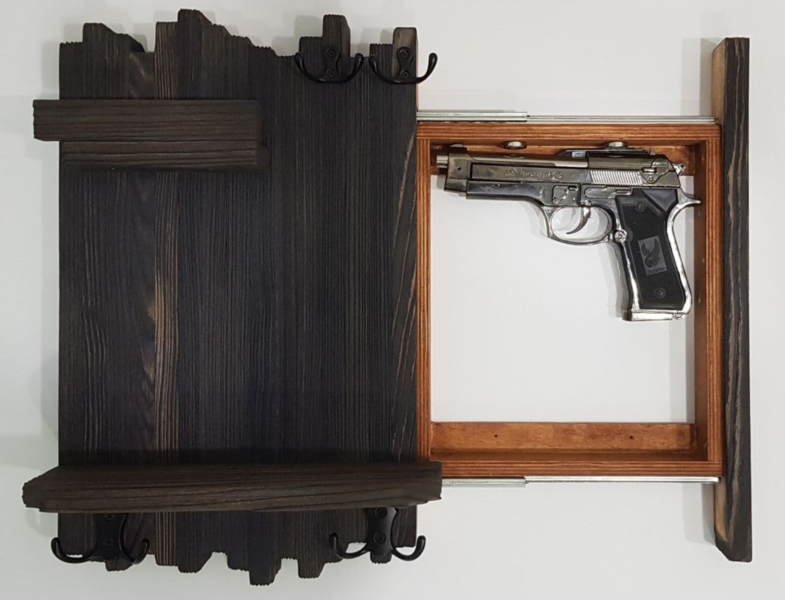 Hidden compartment furniture gun concealment wall decor Etsy