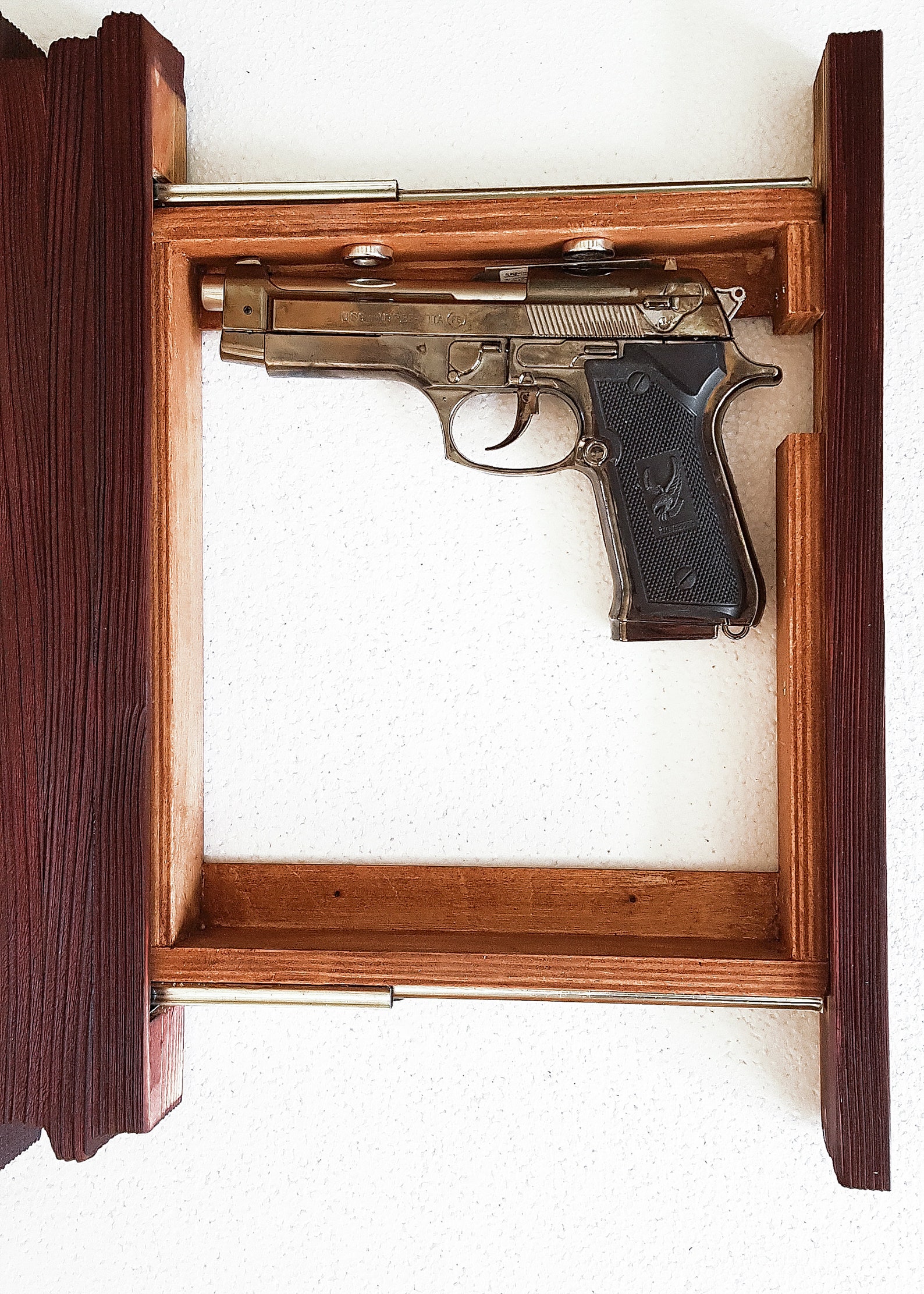 Wall case Hidden compartment Gun furniture Home decor Etsy