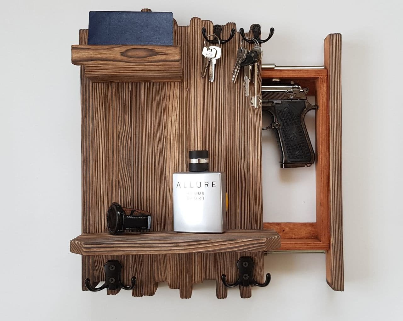 Hidden compartment furniture gun concealment wall decor Etsy