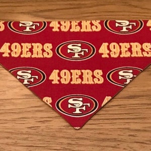 San Francisco 49ers dog bandana