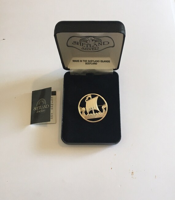 Scottish Shetland Isles Shetland Silver Boxed Nors