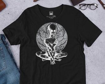 Alien Yoga, Namaste Earthling, UFO Unisex t-shirt