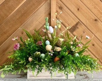 Easter Floral Centerpiece, Easter Arrangement, Easter Decor