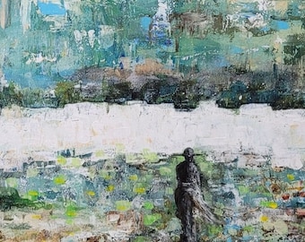 Colorado Kid Abstract Painting