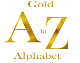 gold alphabet/gold clipart/gold alphabet digital/foil alphabet clipart/gold font/gold graphic/gold foil alphabet/digital gold alphabet