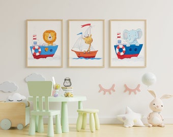 Kids bedroom print/Childrens bedroom decor/Playroom wall print/Playroom decor/Nursery wall print/Set of 3 prints/Nursery decor/Kids decor