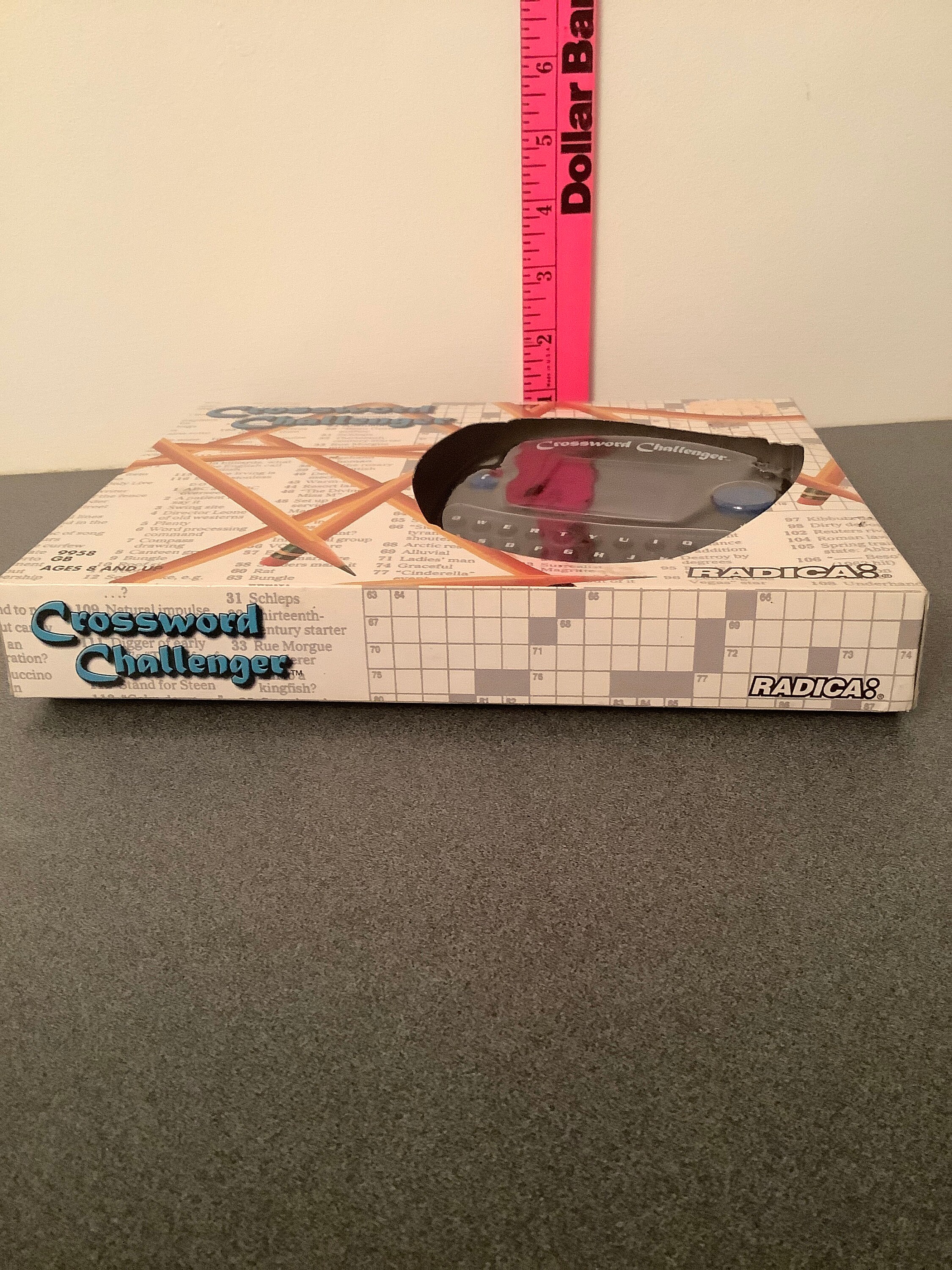 Hand Held Crossword Puzzle Challenger Etsy Hand Held Crossword Puzzle Challenger Etsy