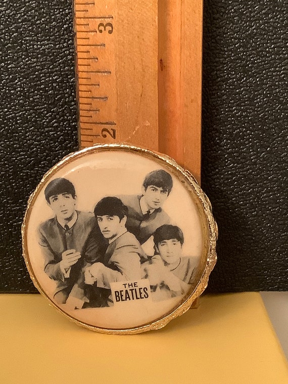 Beatles 1964 brooch pin