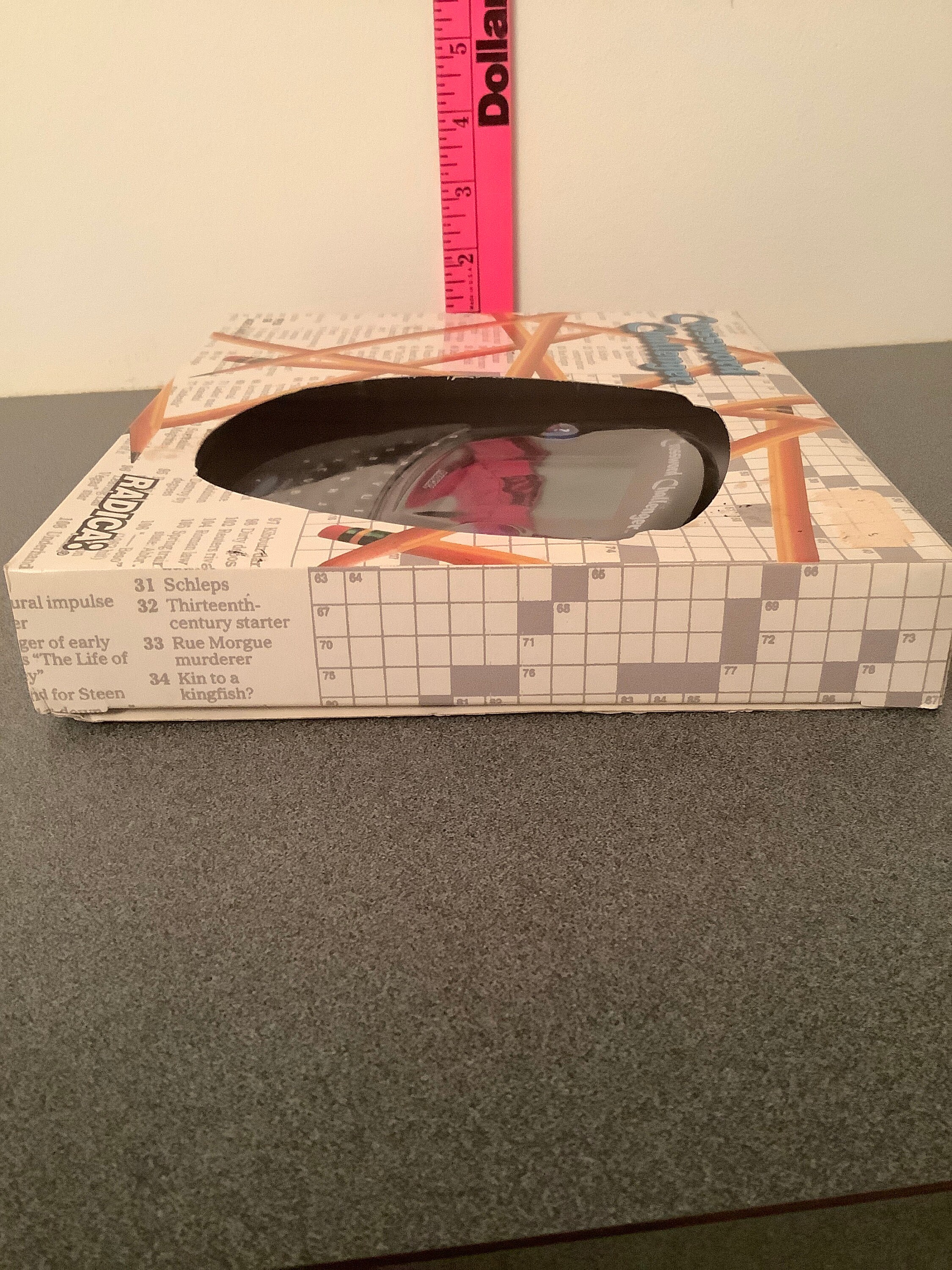 Hand Held Crossword Puzzle Challenger Etsy Hand Held Crossword Puzzle Challenger Etsy