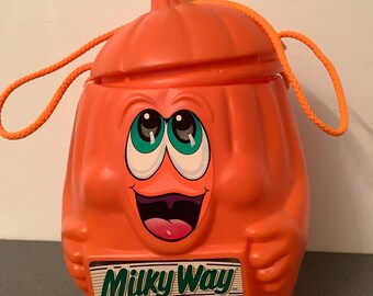 Milky  Way Halloween  Candy Pail