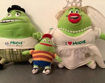 Mr Mucus and Family Dolls