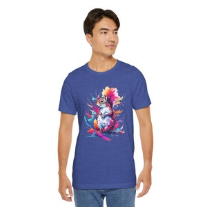 Camiseta de ardilla, naturaleza, camisa amante de los animales, linda camiseta unisex, regalos de ardilla para ella