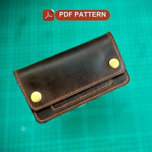 Minimalistische Trucker Wallet (Anleitung & Schnittmuster)