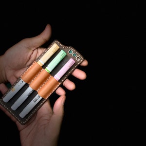 LEATHER PEN Holder DIY (Tutorial & Pattern)