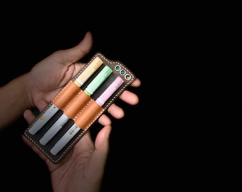 Porte-STYLO EN CUIR DIY (Tutoriel & Patron)