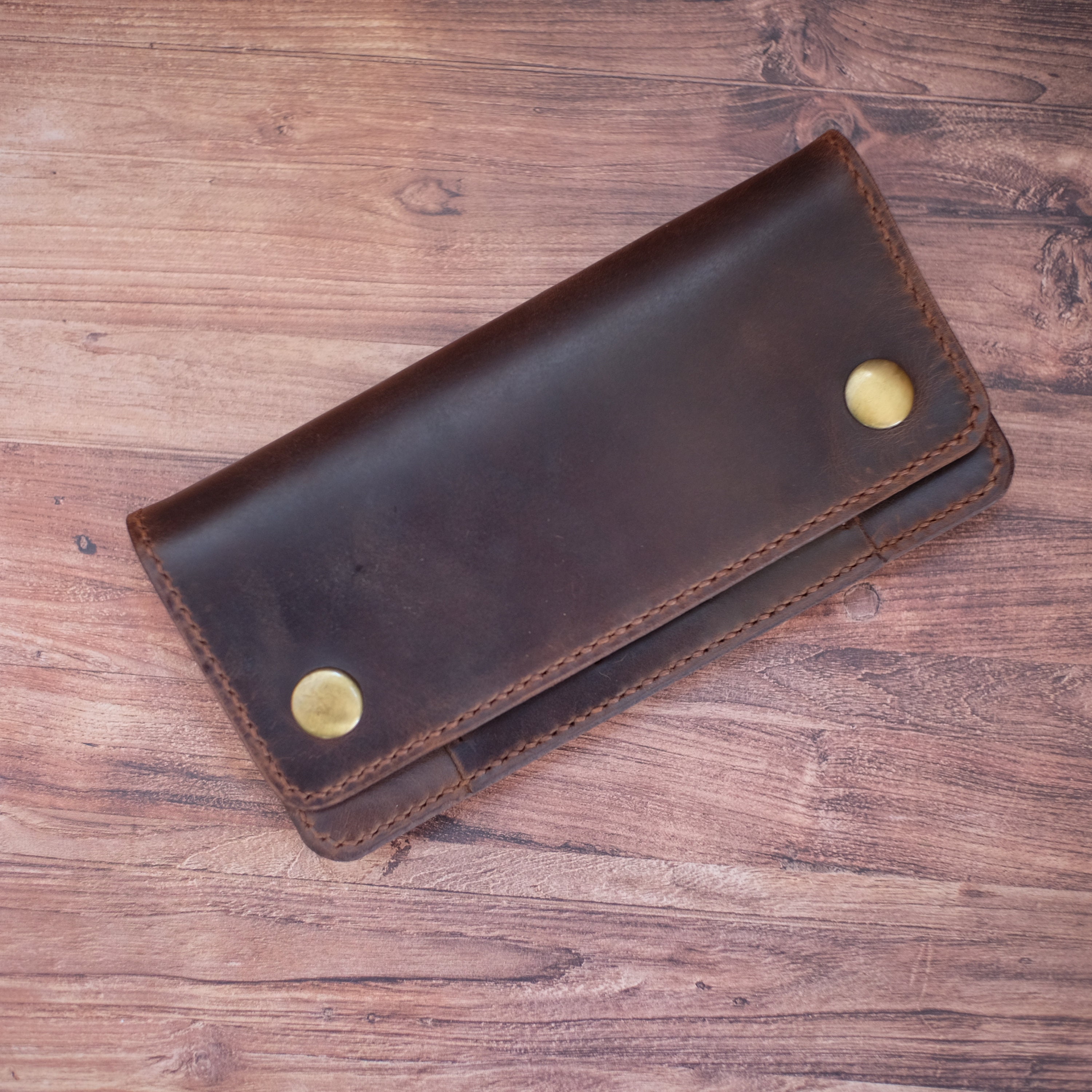 PATTERN LEATHER TRUCKER Wallet I Etsy